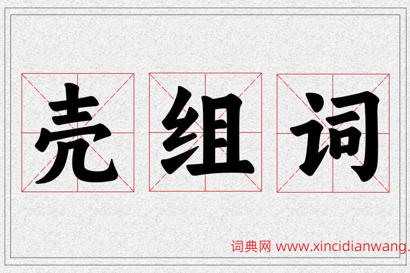 壳字的组词