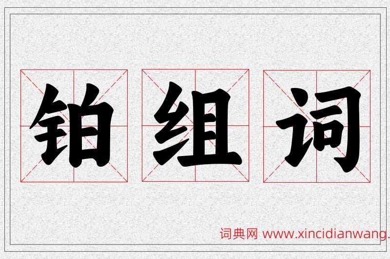 铂字的组词