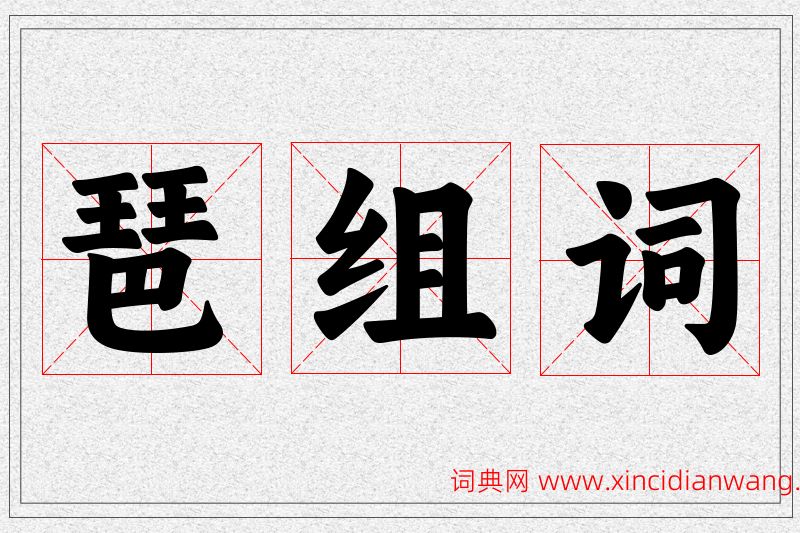 琶字的组词