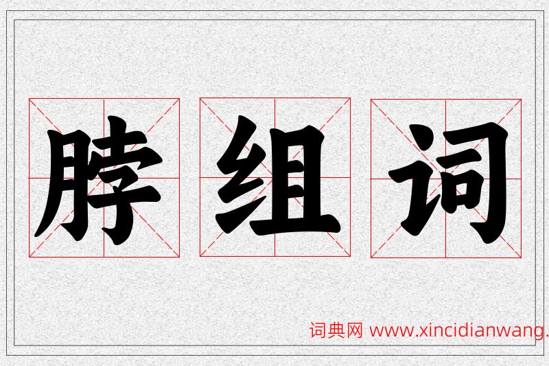 脖字的组词