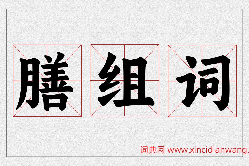 膳字的组词
