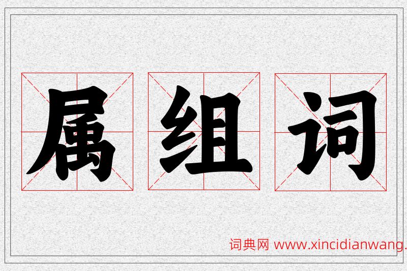 属字的组词
