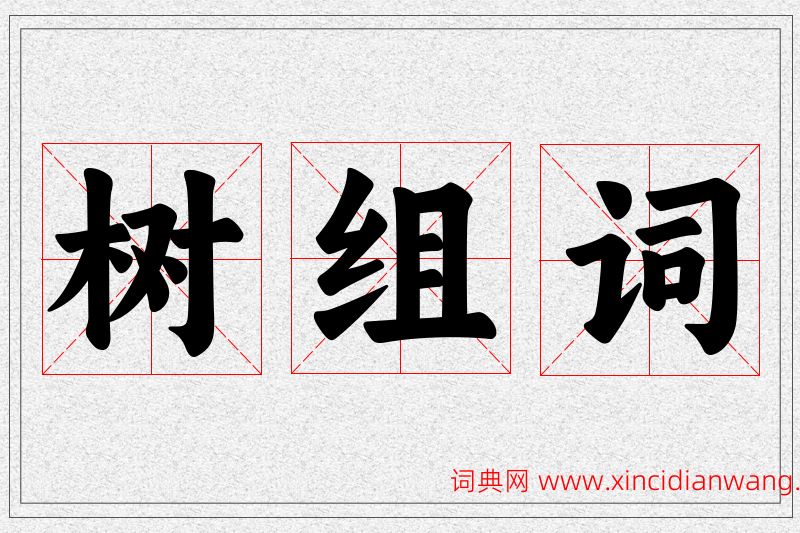 树字的组词