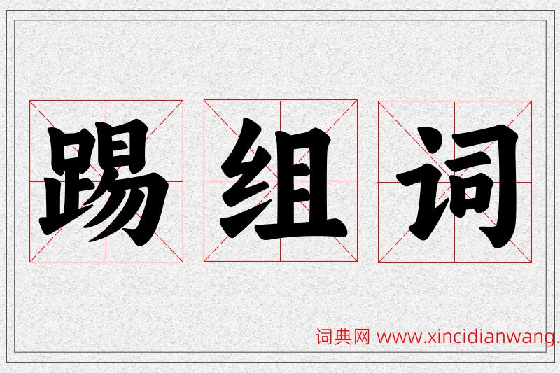 踢字的组词