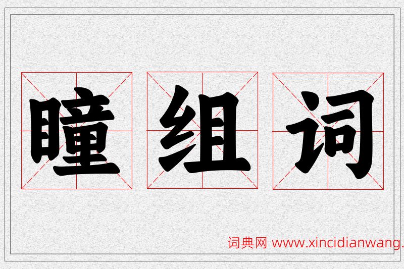 瞳字的组词