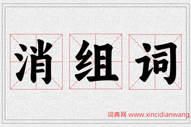 消字的组词