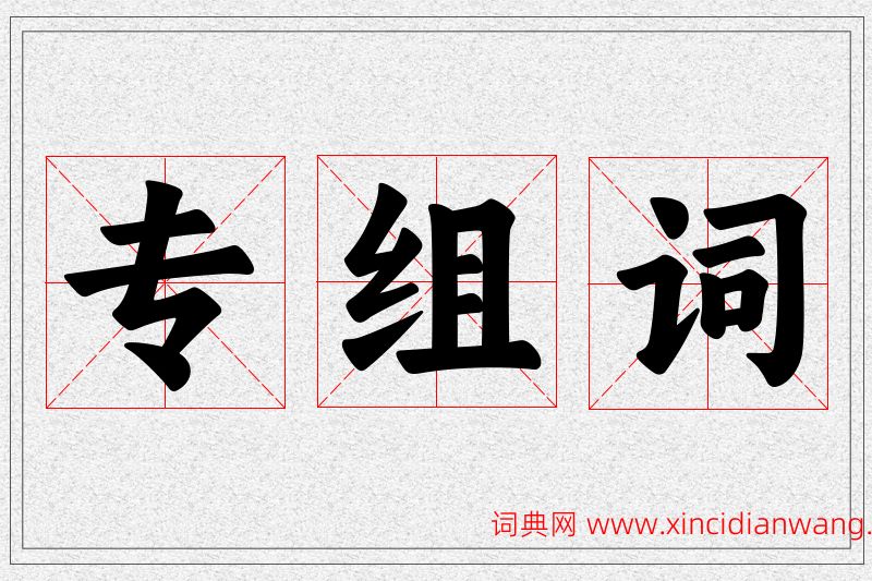 专字的组词