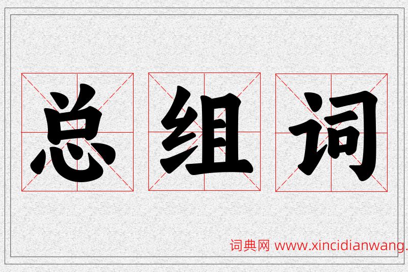 总字的组词