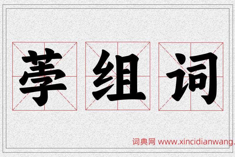 荸字的组词