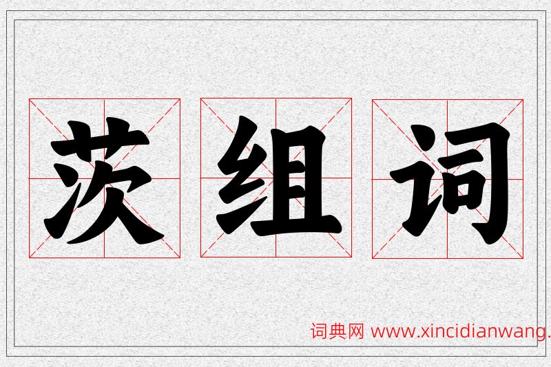 茨字的组词