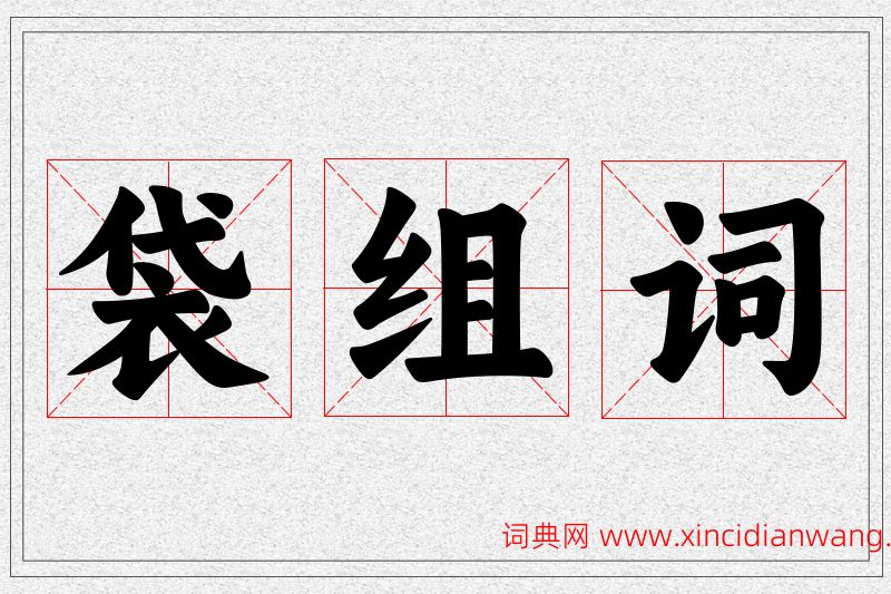 袋字的组词