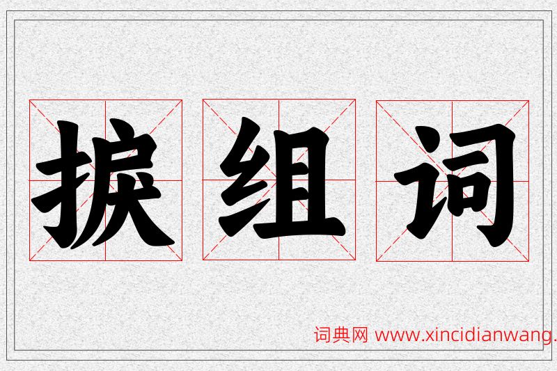 捩字的组词