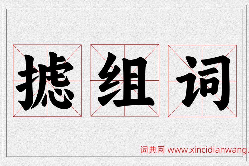 摅字的组词