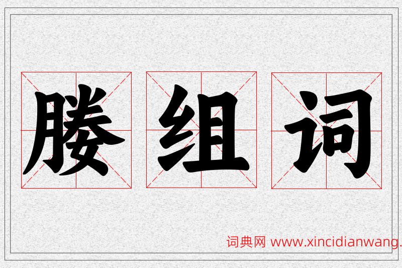媵字的组词