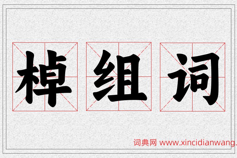 棹字的组词
